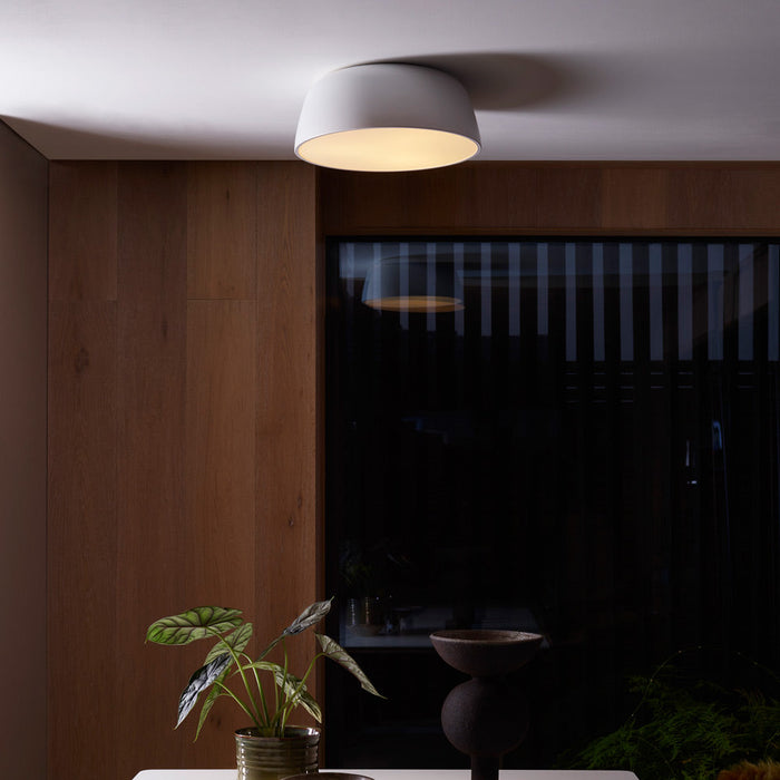 Taiko LED Flush Mount Ceiling Light in living room.