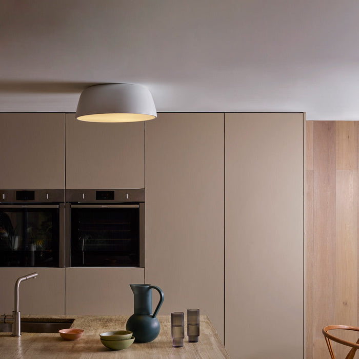 Taiko LED Flush Mount Ceiling Light in kitchen.