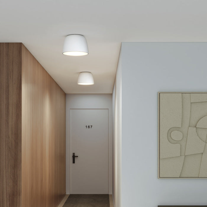 Taiko LED Flush Mount Ceiling Light in living room.