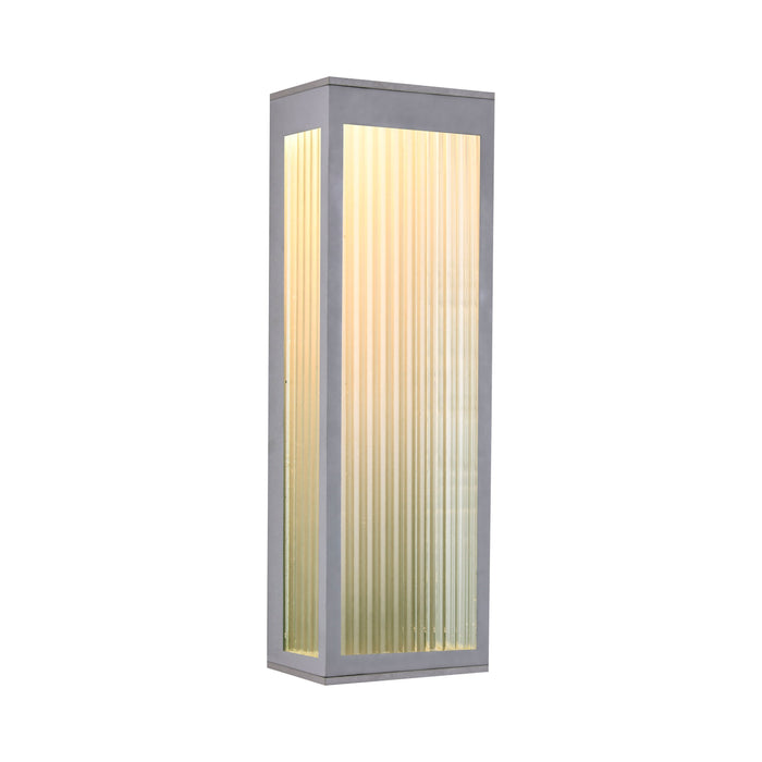 Avenue Ribbed Outdoor Wall Light in Detail.