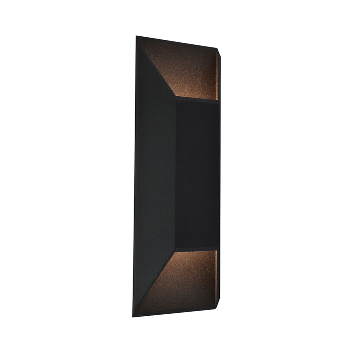 Avenue Outdoor Up Down Wall Light in Long/Black.
