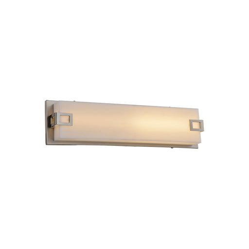 Cermack St Square Wall Light in Small/Brushed Nickel.