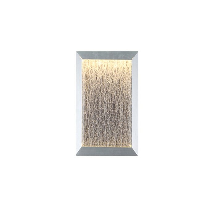 Brentwood LED Wall Light in Large/Brushed Aluminum.