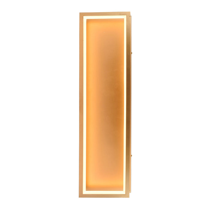 Park Avenue LED Wall Light in Gold (30-Inch).