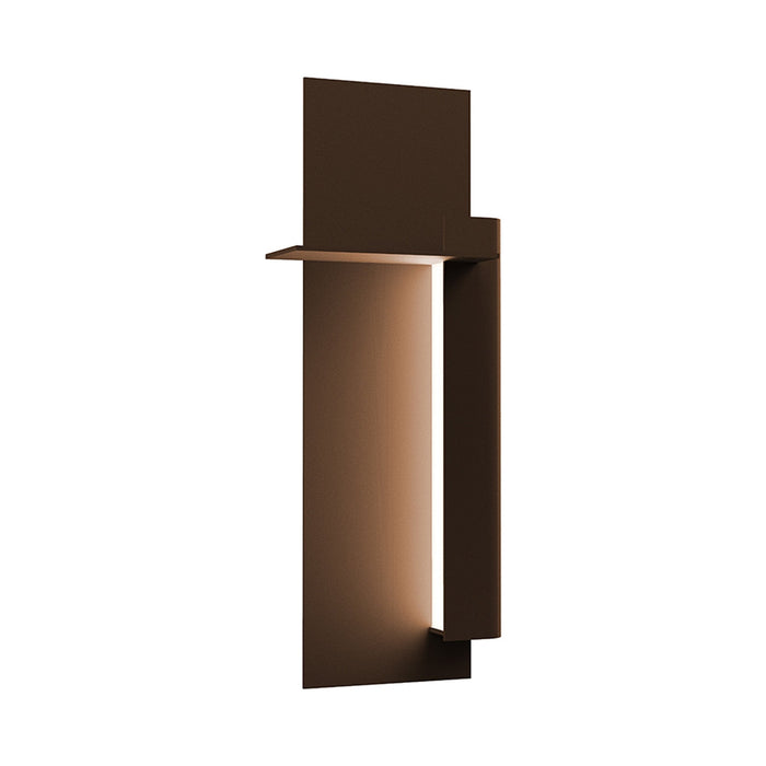 Backgate™ Outdoor LED Wall Light in Small/Textured Bronze/Right.