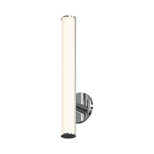 Bauhaus Columns™ LED Bath Wall Light in Small/Polished Chrome.