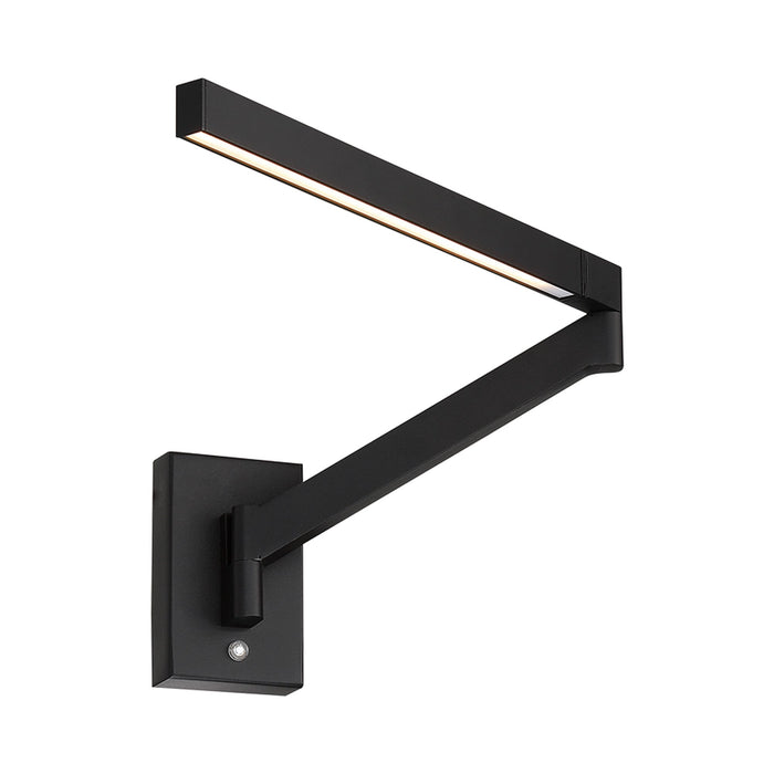 Beam LED Wall Light in Black.