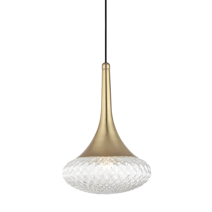 Bella Pendant Light in Aged Brass/Extra Large.