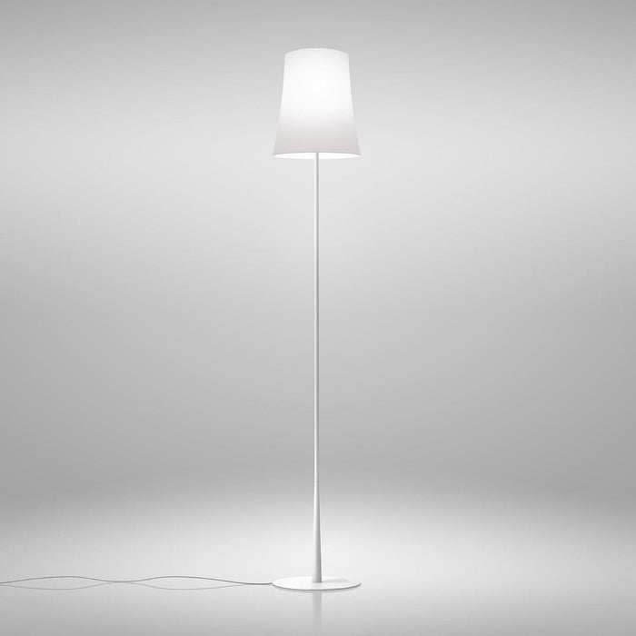 Birdie Easy LED Floor Lamp in White.