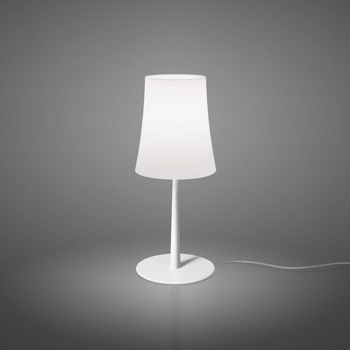 Birdie Easy LED Table Lamp in Small/White.