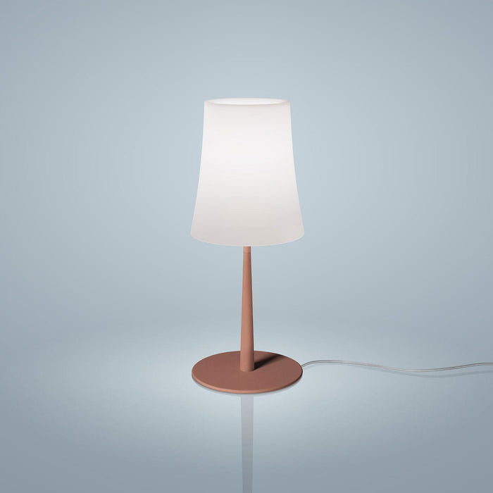 Birdie Easy LED Table Lamp in Small/Red.