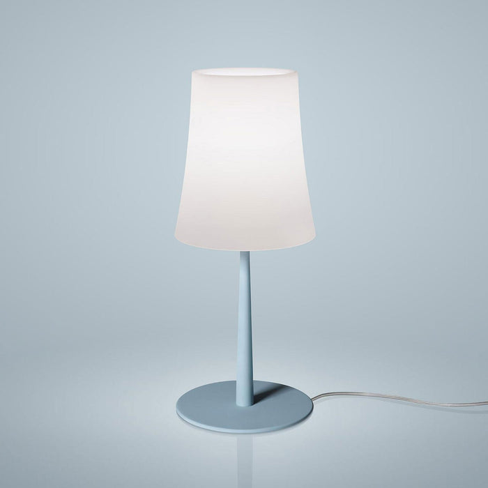 Birdie Easy LED Table Lamp in Large/Light Blue.