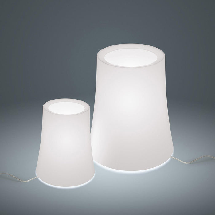 Birdie Zero LED Table Lamp in small and large.