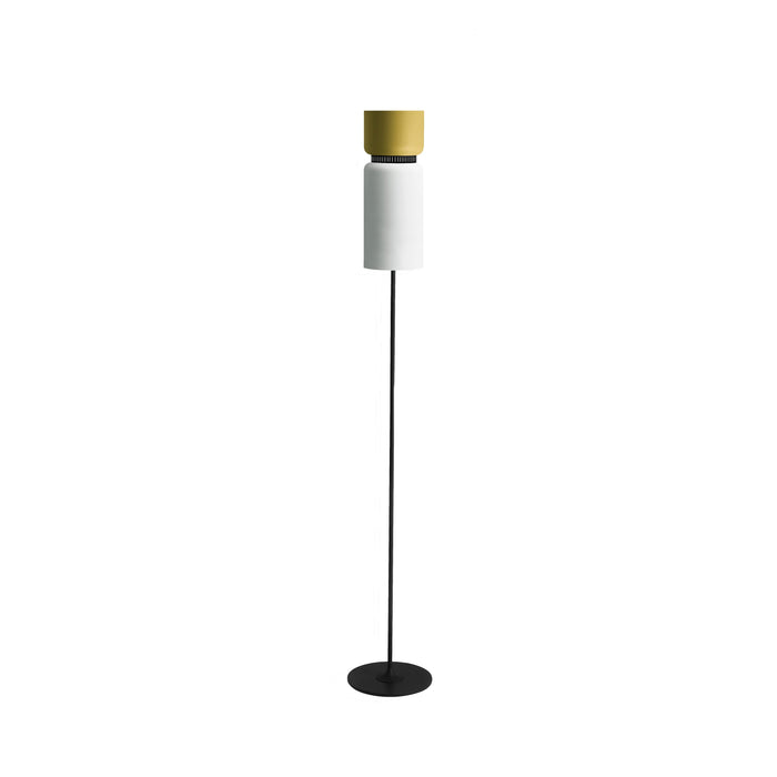 Aspen F17 Floor Lamp in Lemon/Snow.