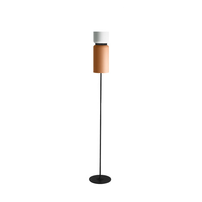 Aspen F17 Floor Lamp in Snow/Mango.