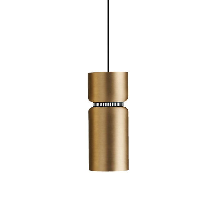 Aspen S17B Pendant Light in Brass/Brass.