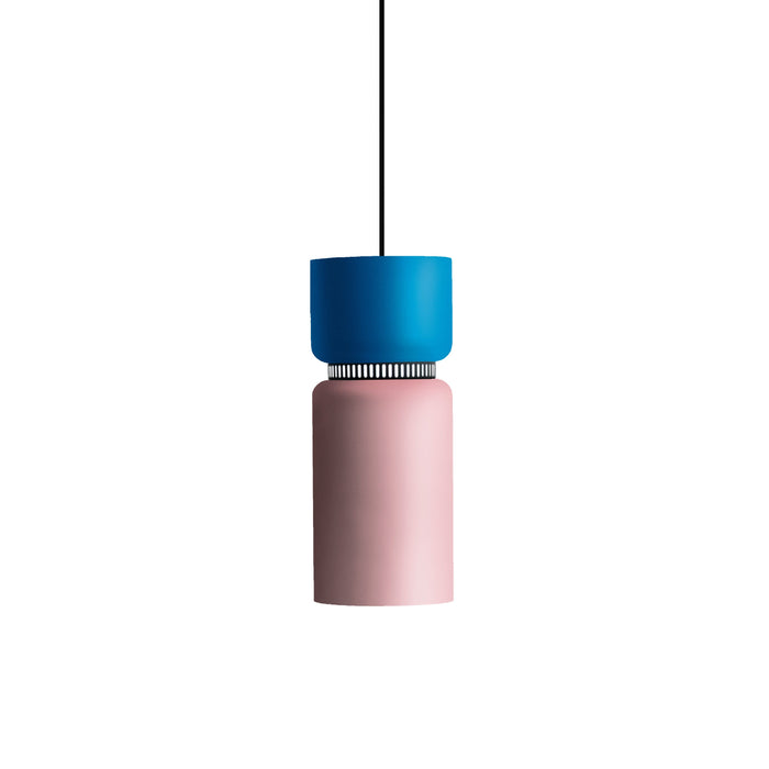 Aspen S17B Pendant Light in Rose/Rose.