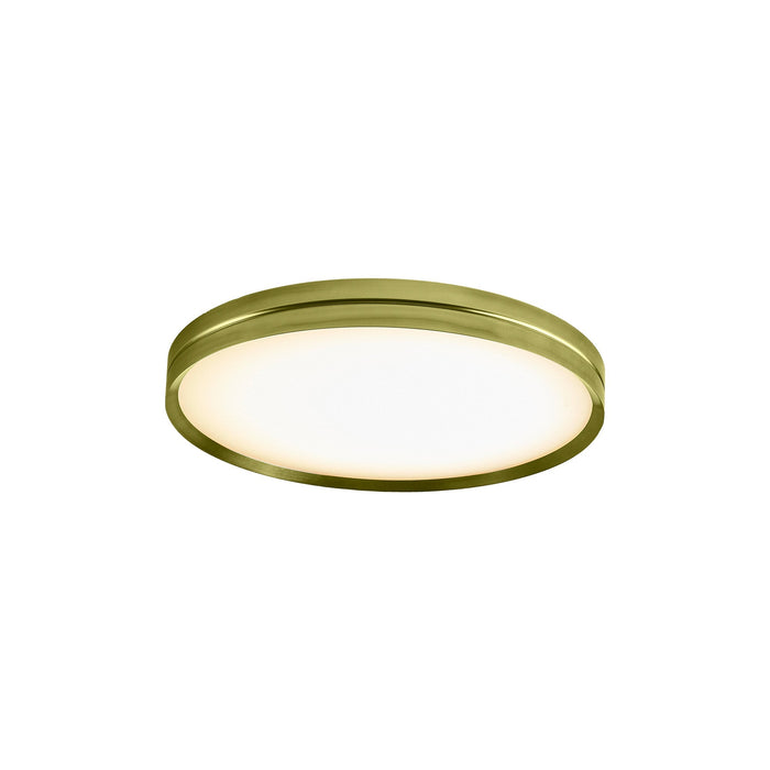 Lite Hole C/W LED Ceiling / Wall Light in Gold (Small).