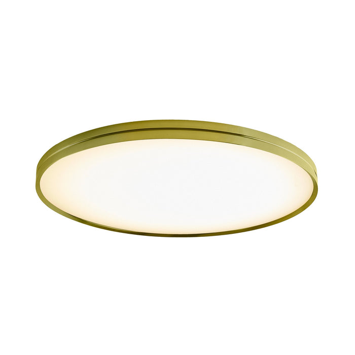 Lite Hole C/W LED Ceiling / Wall Light in Gold (Large).