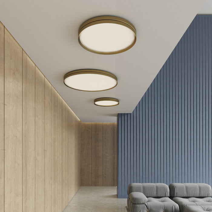 Lite Hole C/W LED Ceiling / Wall Light in living room.