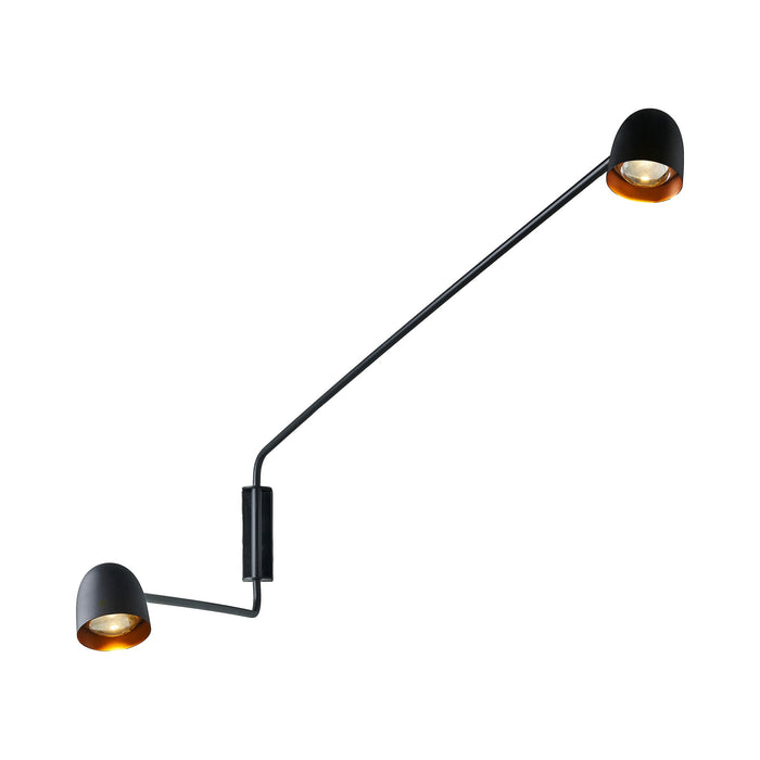 Speers Arm C LED Ceiling Light in Black (2-Light/Small).