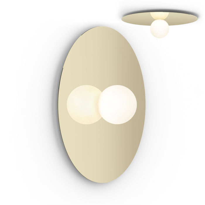Bola LED Ceiling / Wall Light in Brass (X-Large).