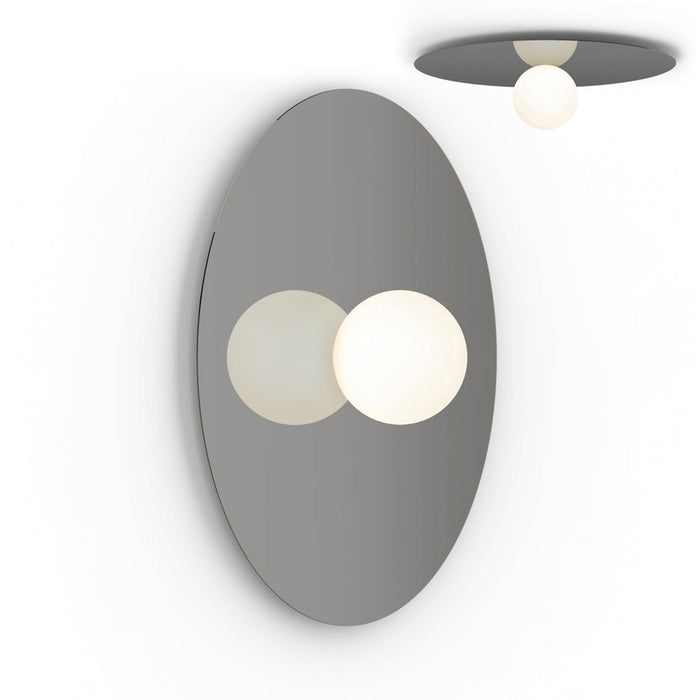 Bola LED Ceiling / Wall Light in Gunmetal (X-Large).
