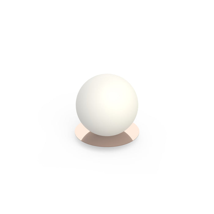 Bola Sphere LED Table Lamp in Rose Gold (Small).