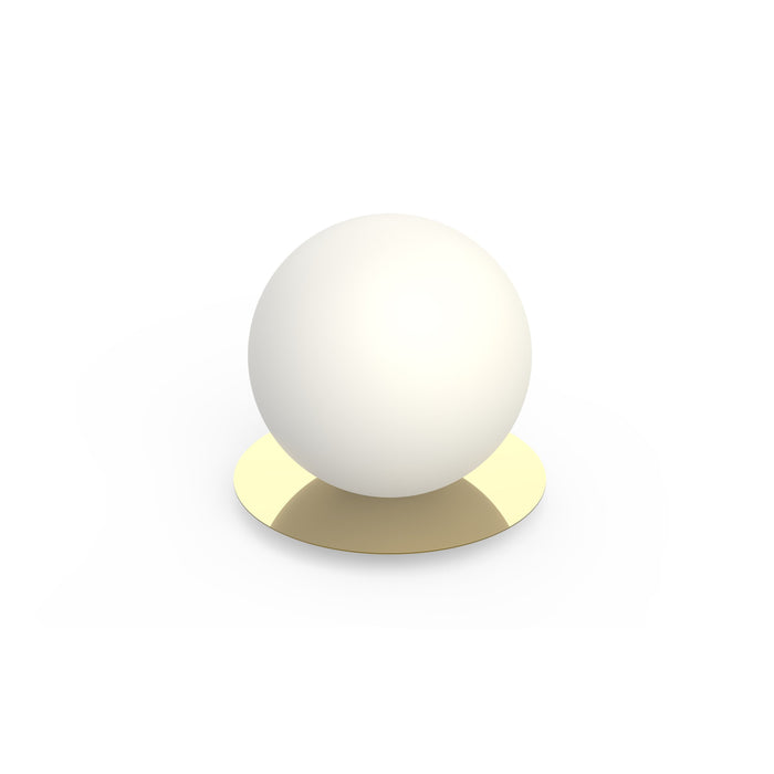 Bola Sphere LED Table Lamp in Brass (Medium).