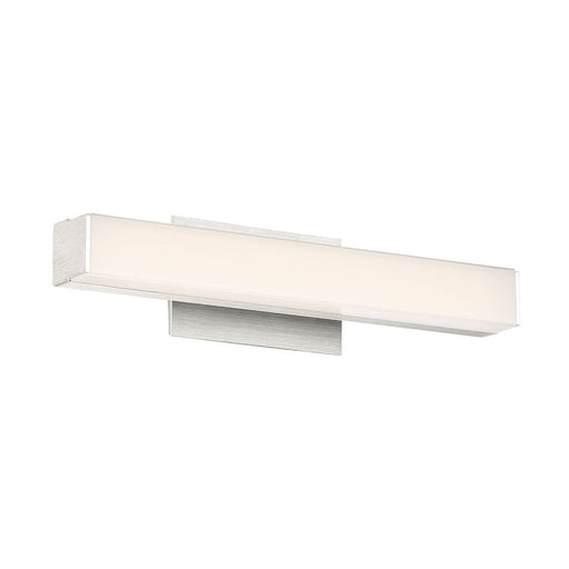 Brink LED Bath Vanity Wall Light in Small/2700K/Brushed Aluminum.