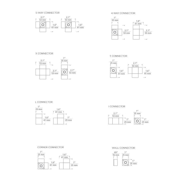 Brox Connectors - line drawing.