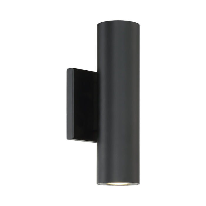 Caliber Indoor/Outdoor LED Wall Light in Small/Black.