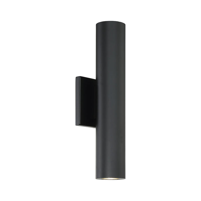 Caliber Indoor/Outdoor LED Wall Light in Large/Black.