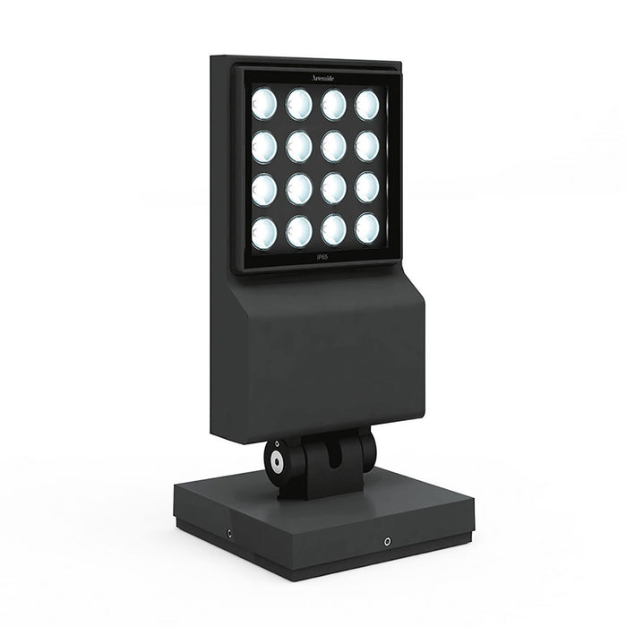 Cefiso Outdoor LED Wall Light in Anthracite Grey/Large (3000k/32 Degrees).