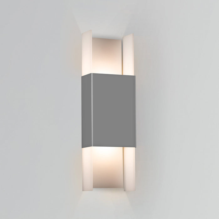 Ansa Outdoor LED Up and Down Wall Light in Detail.