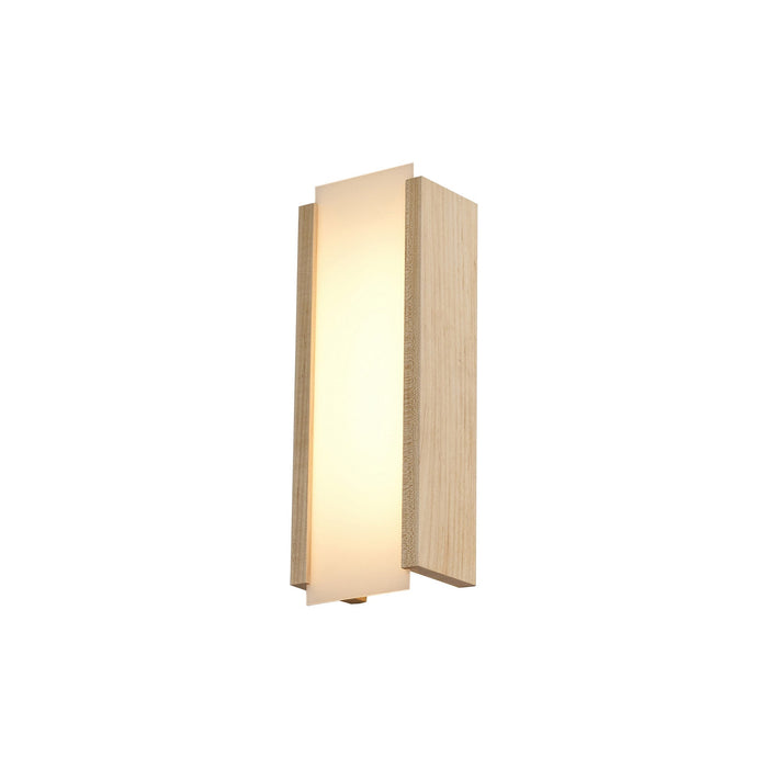 Capio LED Wall Light in Maple (Small).