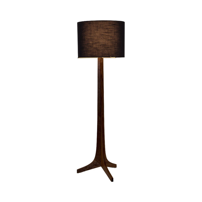 Nauta Floor Lamp in Black Amaretto (No Shelf).