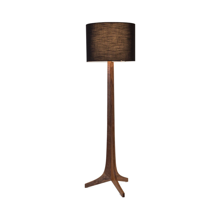Nauta Floor Lamp in Black Amaretto (No Shelf).