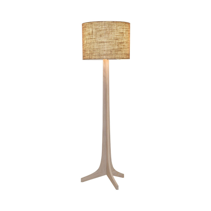 Nauta Floor Lamp in Burlap (No Shelf).