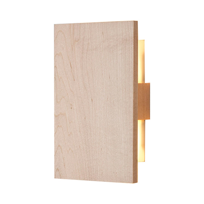 Tersus LED Wall Light in Maple.