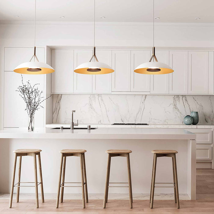 Volo LED Pendant Light in dining room.