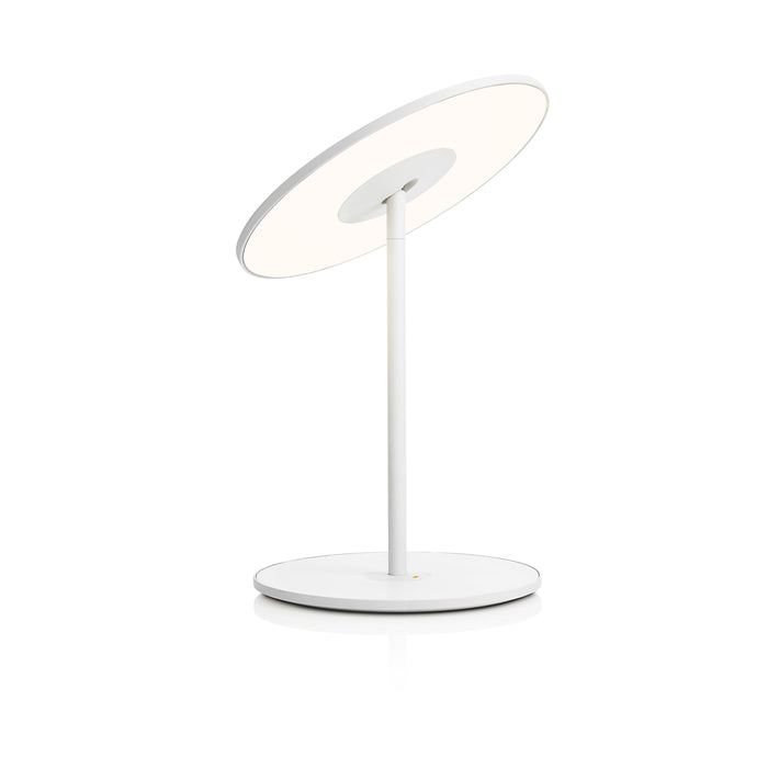 Circa LED Table Lamp in White.