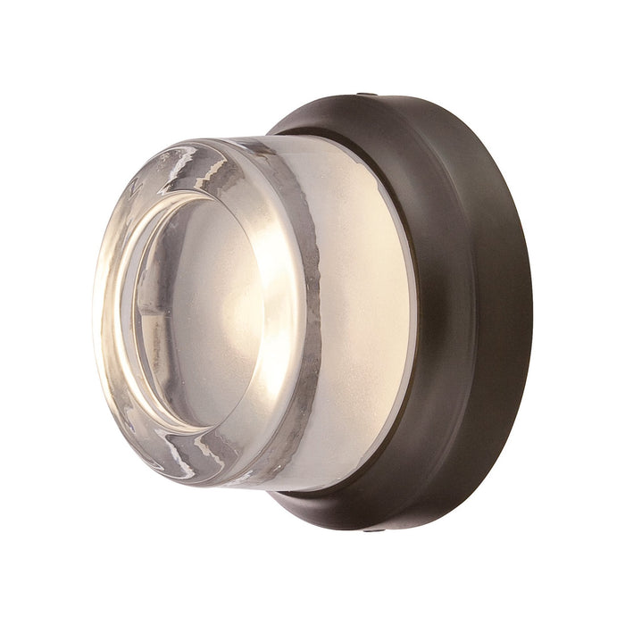 Comet Outdoor LED Ceiling/Wall Light in Oil Rubbed Bronze.