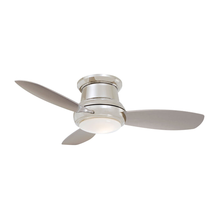 Concept II LED Ceiling Fan in Polished Nickel/Small.
