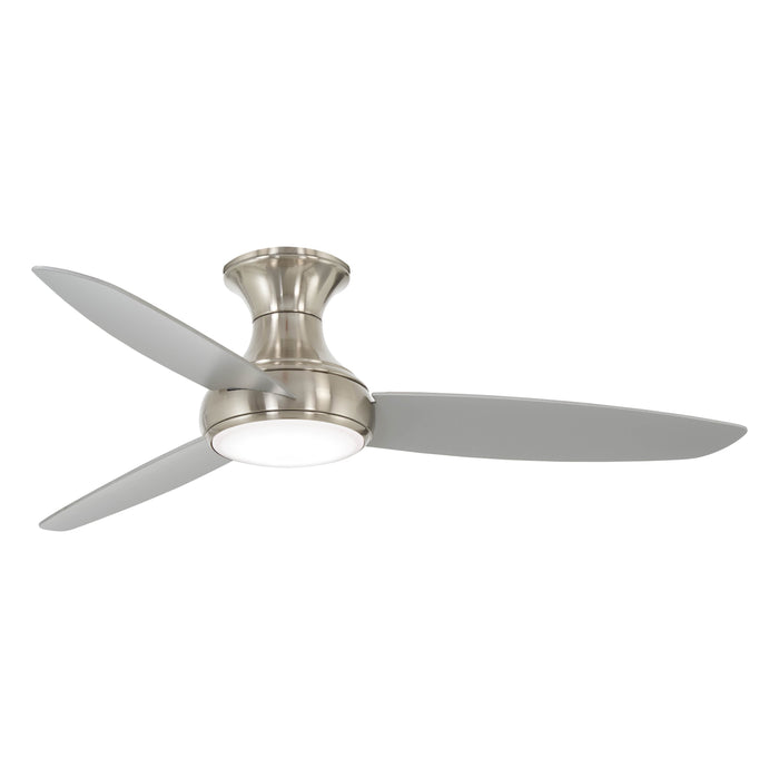 Concept III LED Ceiling Fan in Brushed Nickel.