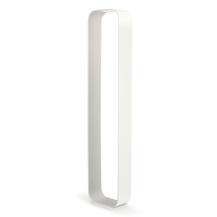 Contour LED Floor Lamp in White/Pear.