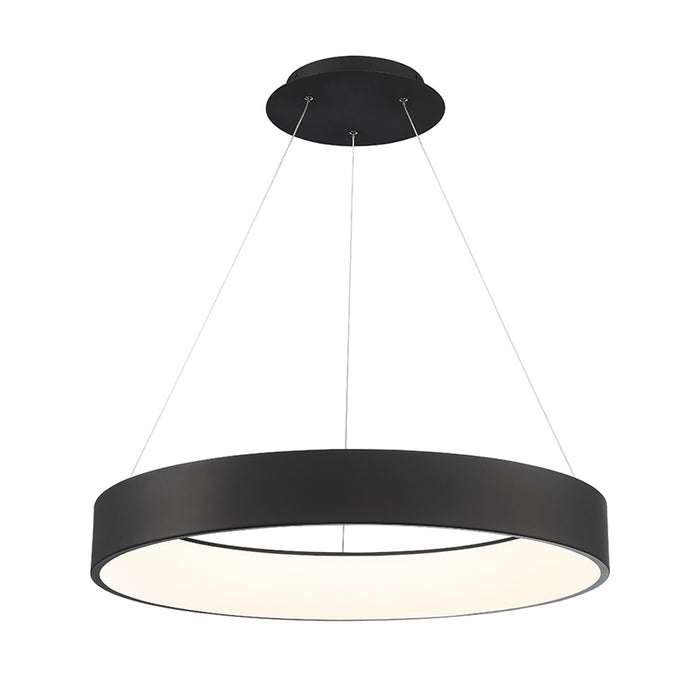 Corso LED Pendant Light in Small/Black.