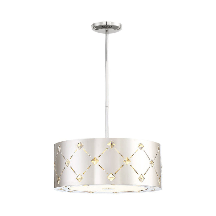 Crowned LED Pendant Light in Small.