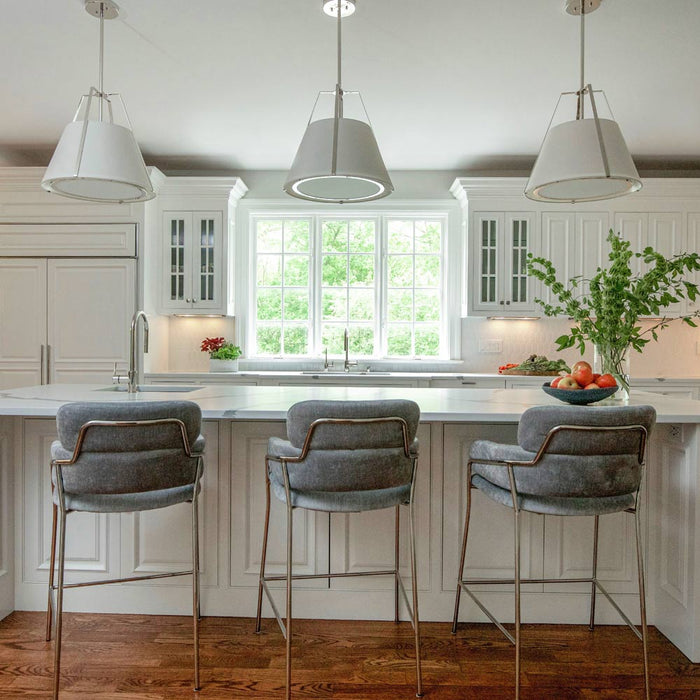 Fulton Pendant Light in dining room.