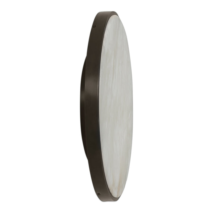 Anvers LED Ceiling / Wall Flush Mount Ceiling Light in Bronze (Large/Mounted in a remote location).